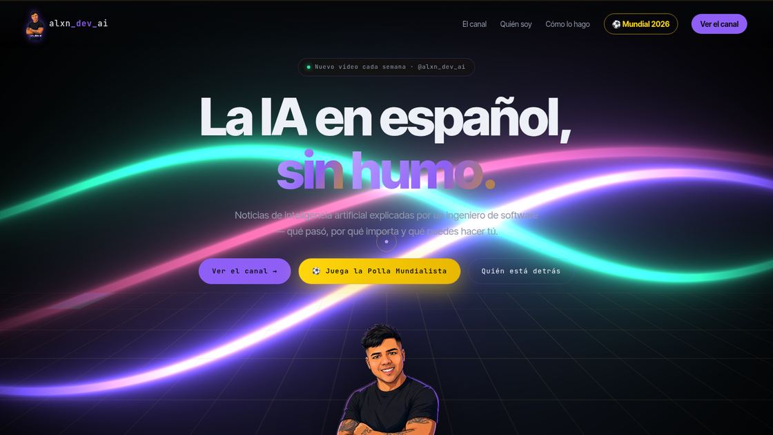 Captura del sitio alxn_dev_ai
