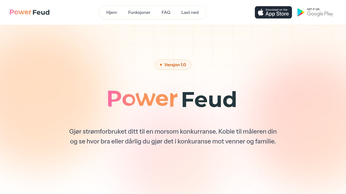 Captura del sitio PowerFeud